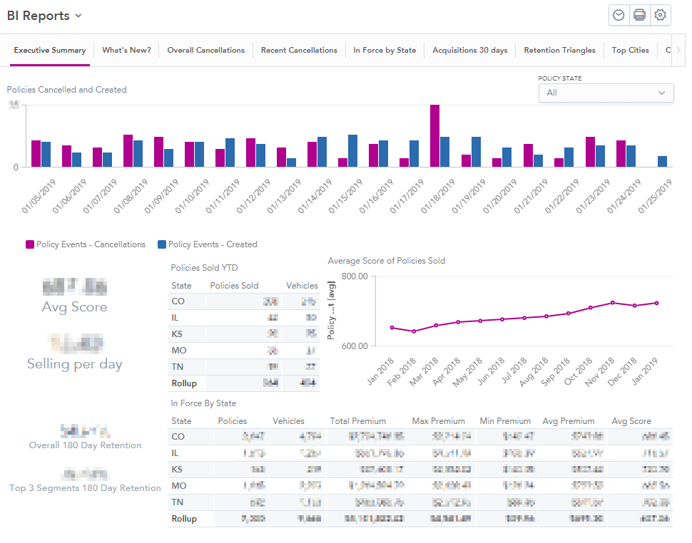 BI reports